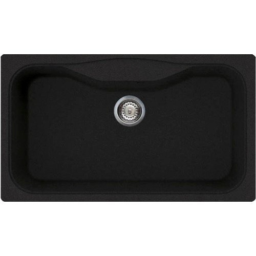 SMEG valamu LSEG860A2, 86cm, pealt paigaldatav, käsitsi, graniit, antratsiit