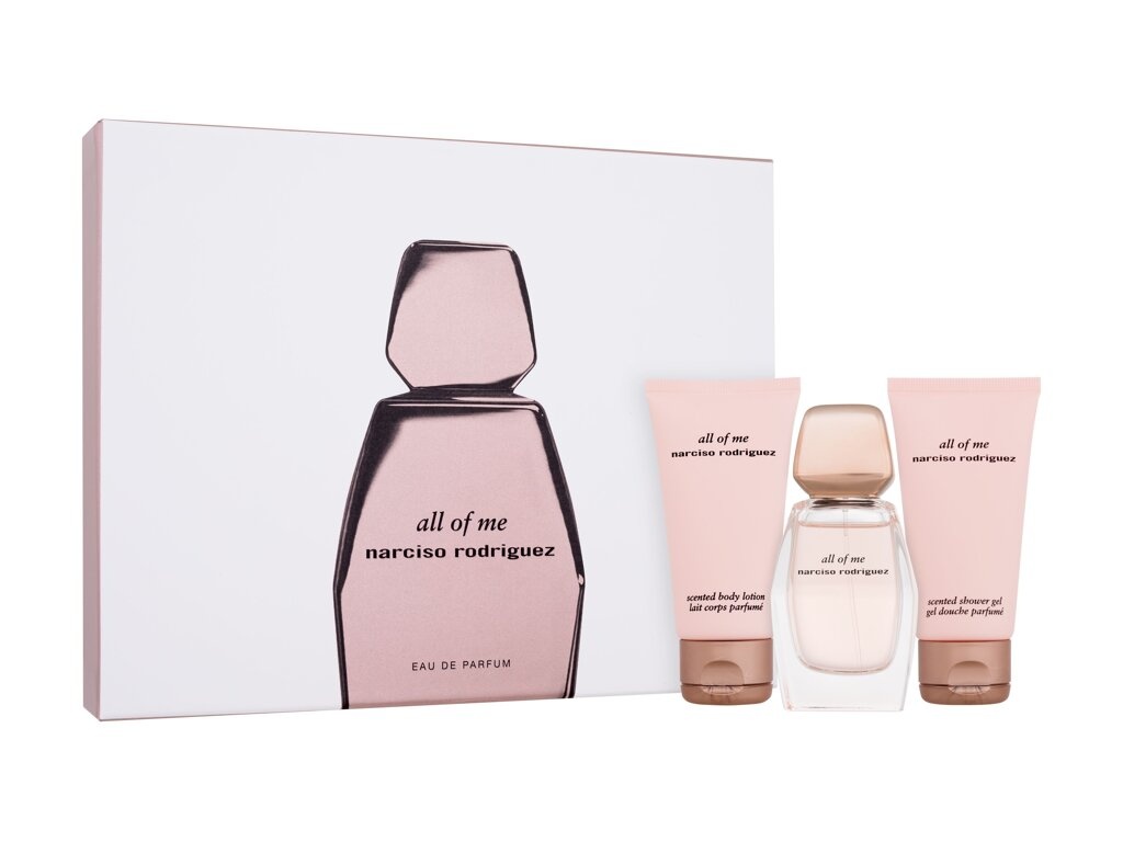 Narciso Rodriguez parfüüm All Of Me 50ml + Body Lotion 50ml + Shower Gel 50ml, naistele