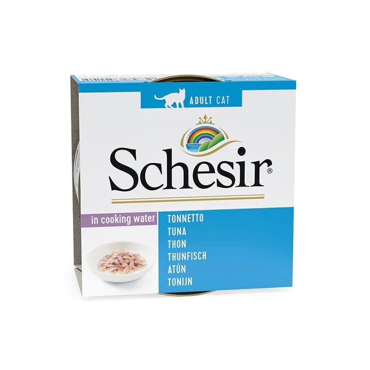 Agras Pet Foods kassitoit Schesir in Cooking Water Tuna, 85g
