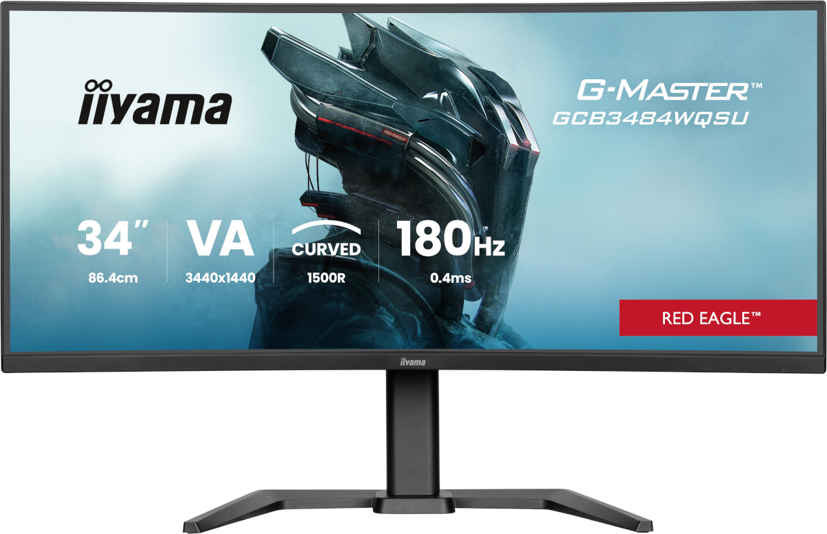 iiyama monitor 86.4cm (34") GCB3484WQSU-B1 21:9 2xHDMi+2xDP+USB-C Cu