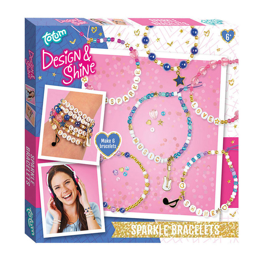 Totum loominguline komplekt Design & Shine Sparkle Bracelets, 28234