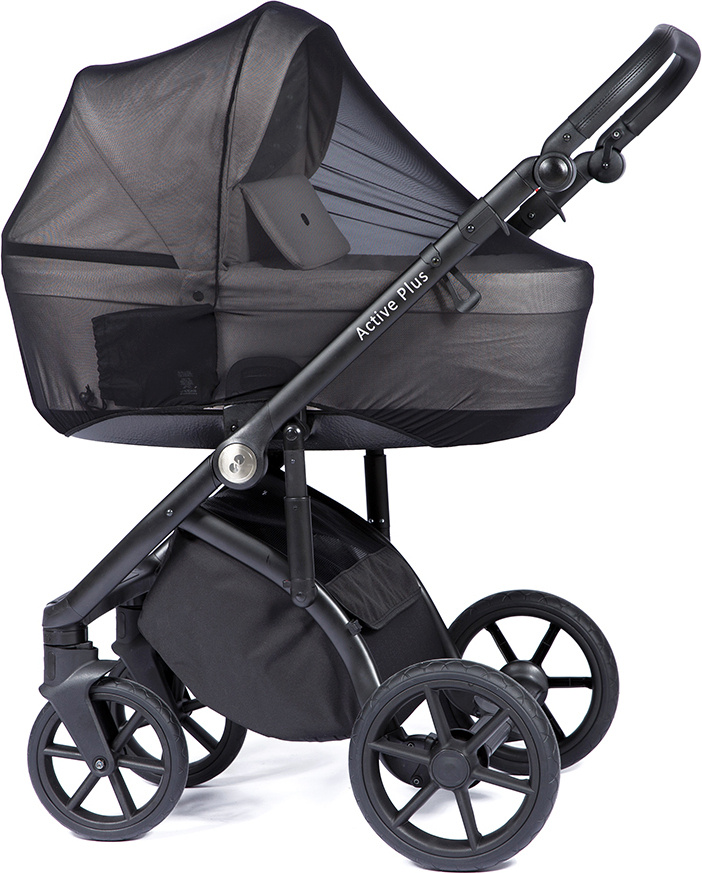 Nordbaby putukavõrk vankrile Universal, must