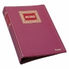 DOHE Rekordite raamat Burgundiapunane 100 Lehed A4 4 Rõngad 25 mm