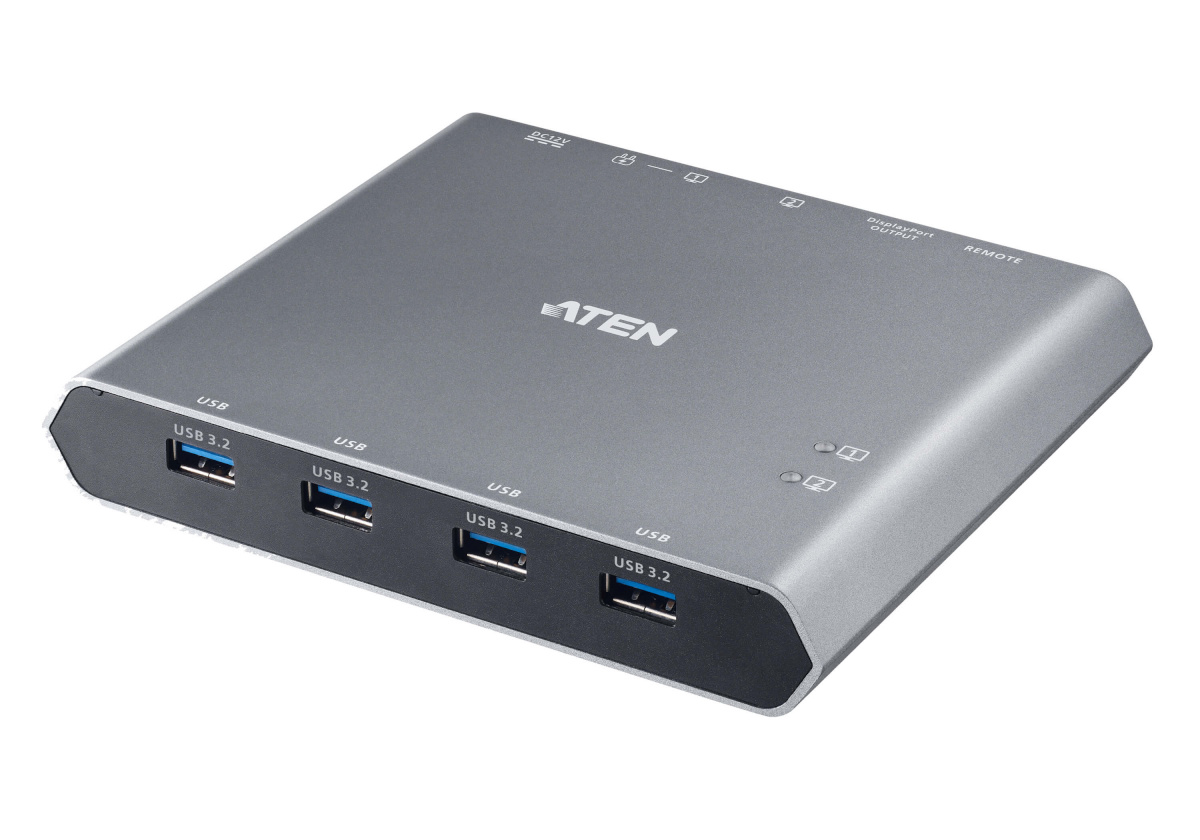 Aten switch 2-Port 4K USB-C KVM Dock US3311