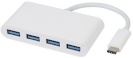 Vivanco USB jagaja USB-C 3.1 4-port, valge (34292)
