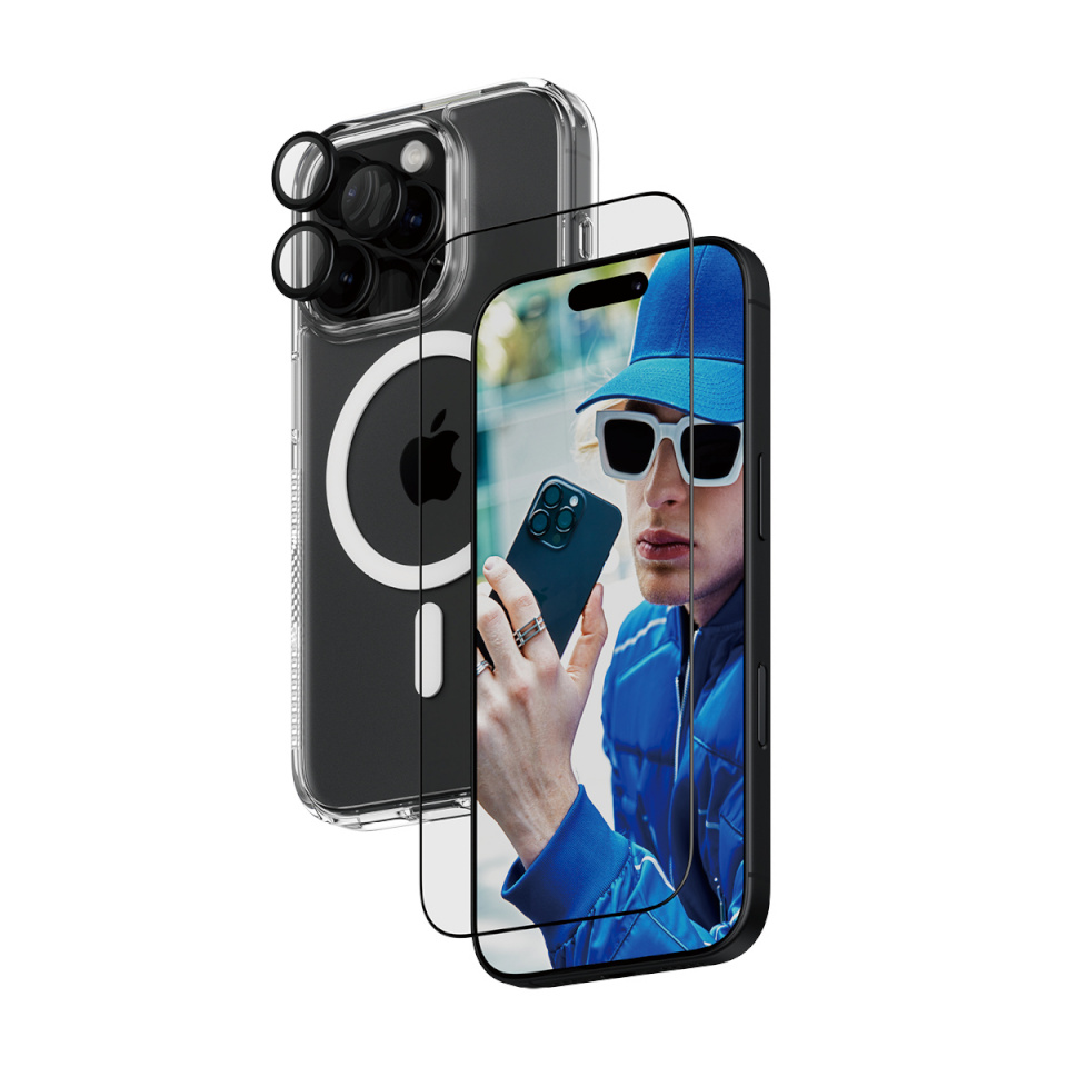 PanzerGlass kaitsekest 3in1 Protection Bundle iPhone 16 Pro