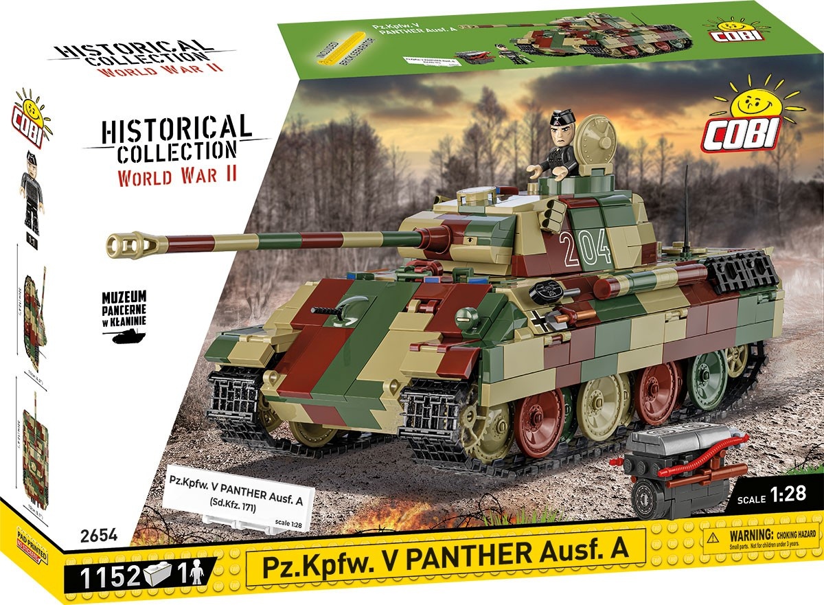 Cobi klotsid Blocks Pz.Kpfw.V Panthe Ausf.A 1152 blocks