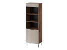 Cama Meble riiul 3 ALMERA Bookcase 60x42x185 walnut/cashmere