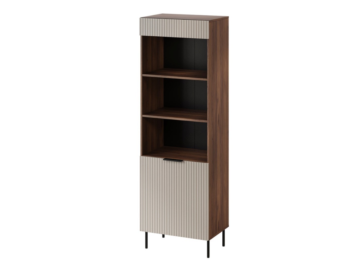 Cama Meble riiul 3 ALMERA Bookcase 60x42x185 walnut/cashmere