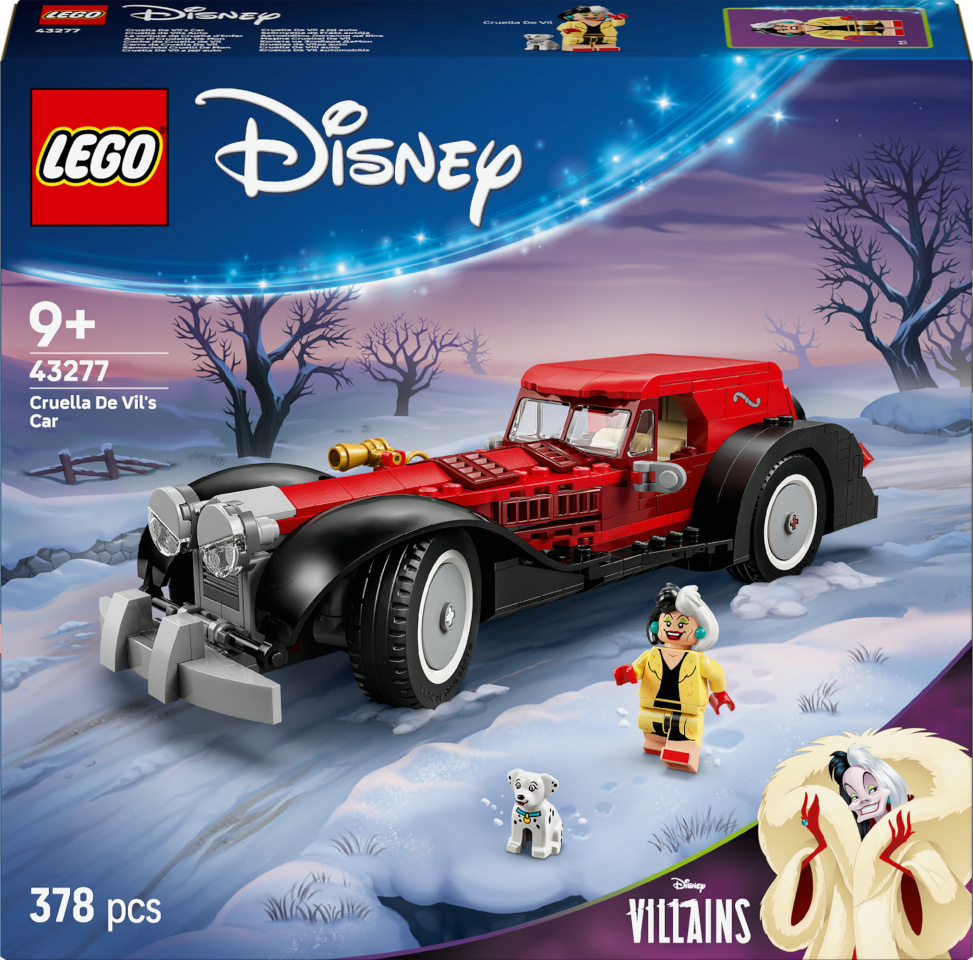 LEGO klotsid Disney 43277 - Cruella De Vil's Car