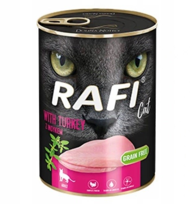 Dolina Noteci kassitoit Rafi with Turkey - Wet Cat Food- 400g