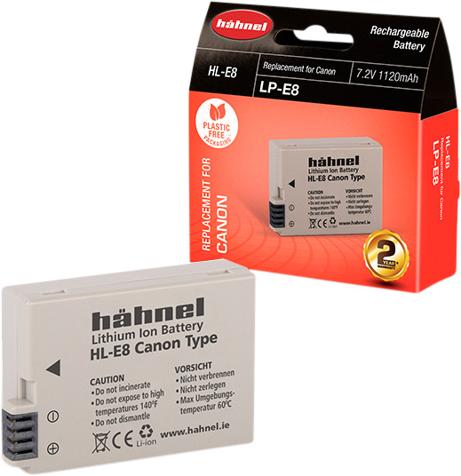 Hähnel aku Canon HL-E8 (1120mAh)