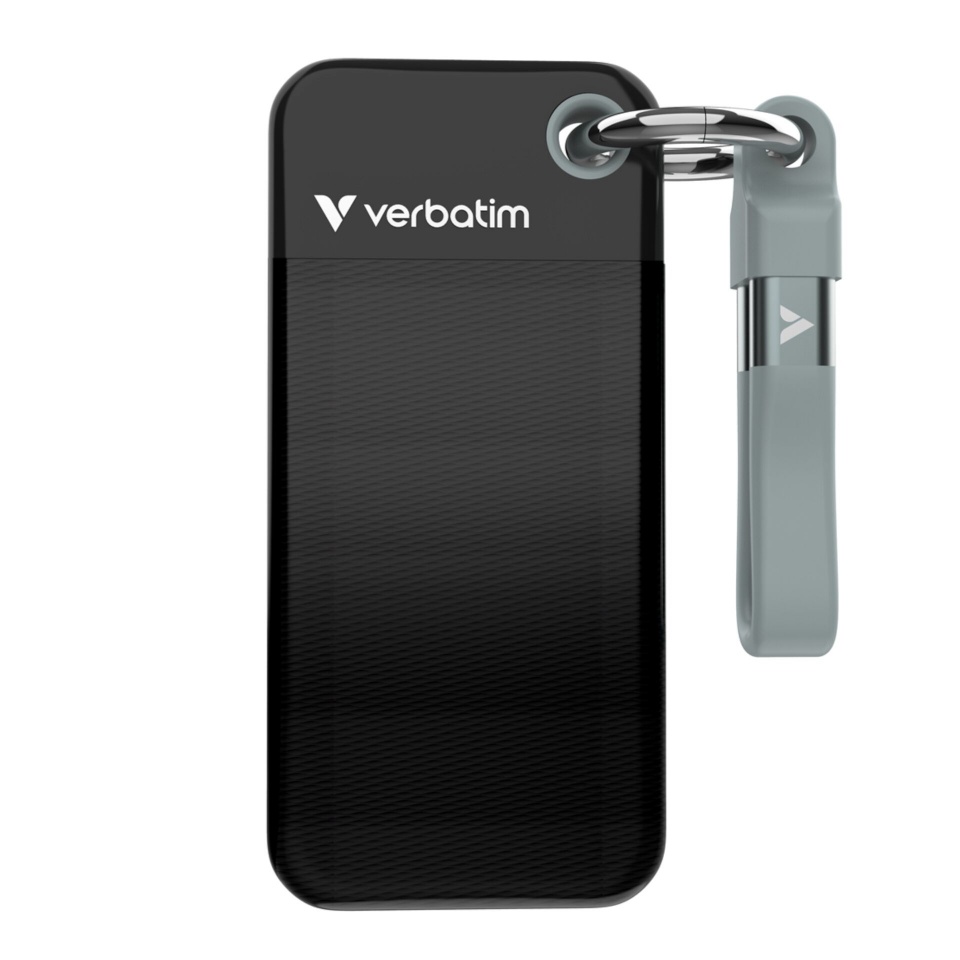 Verbatim kõvaketas Pocket SSD USB 3.2 1TB must/hall 32190