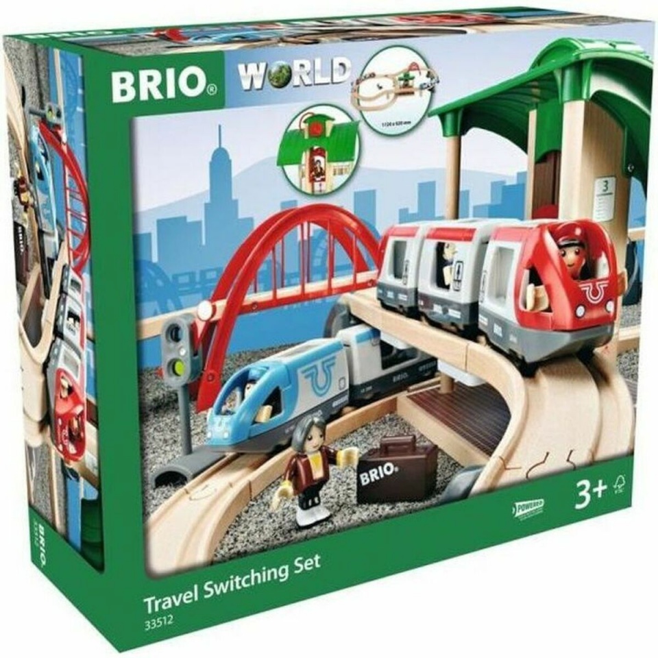 Brio konstruktor Travelers Platform Tour Mitmevärviline 42-osaline