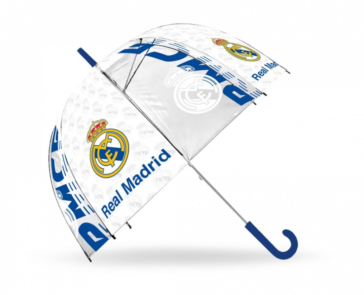Kids Euroswan Umbrella läbipaistev manual Real Madryt