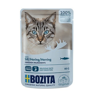 Bozita kassitoit Pouch HiS Herring, 85g