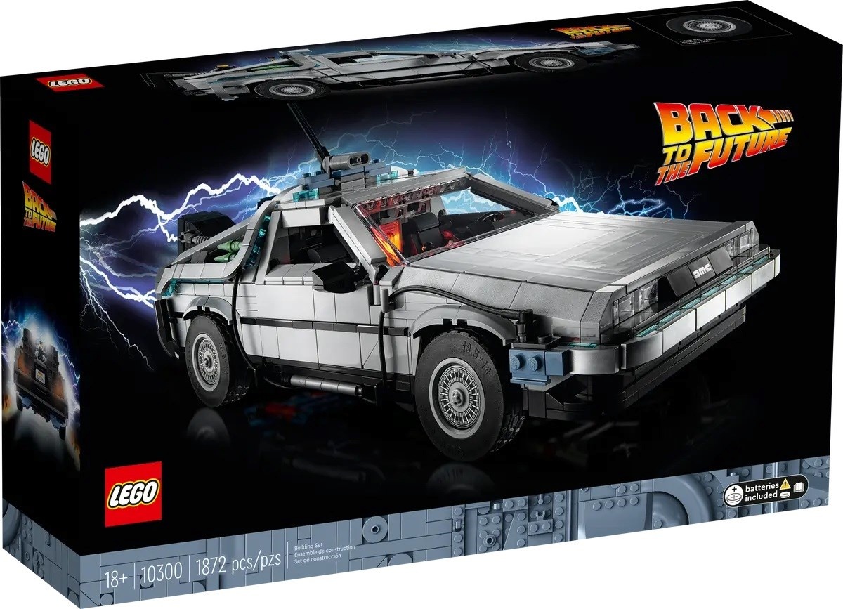 Lego klotsid ICONS 10300 TIME MACHINE FROM BACK TO THE FUTURE
