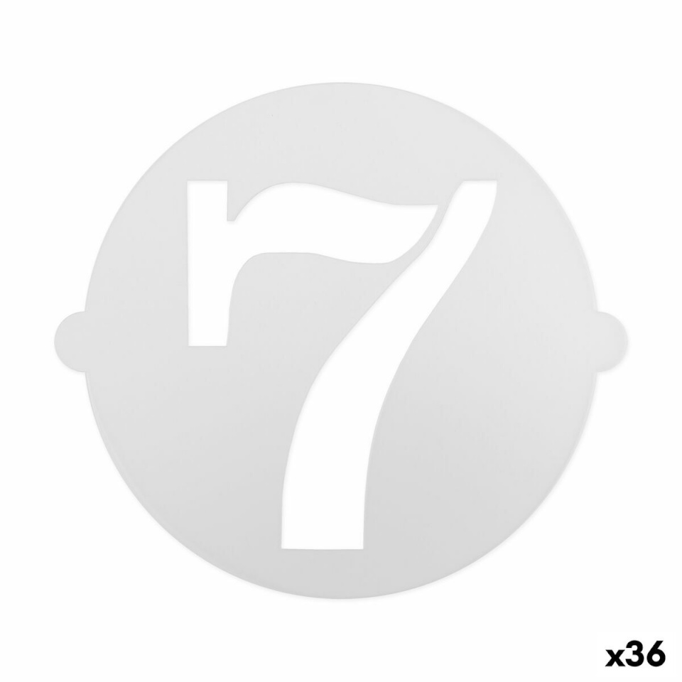 Algon Tordi šabloon 25cm Numbrid 7 (36tk)