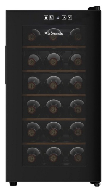 La Sommeliere veinikülmik 18SILENCE Wine Cellar, must