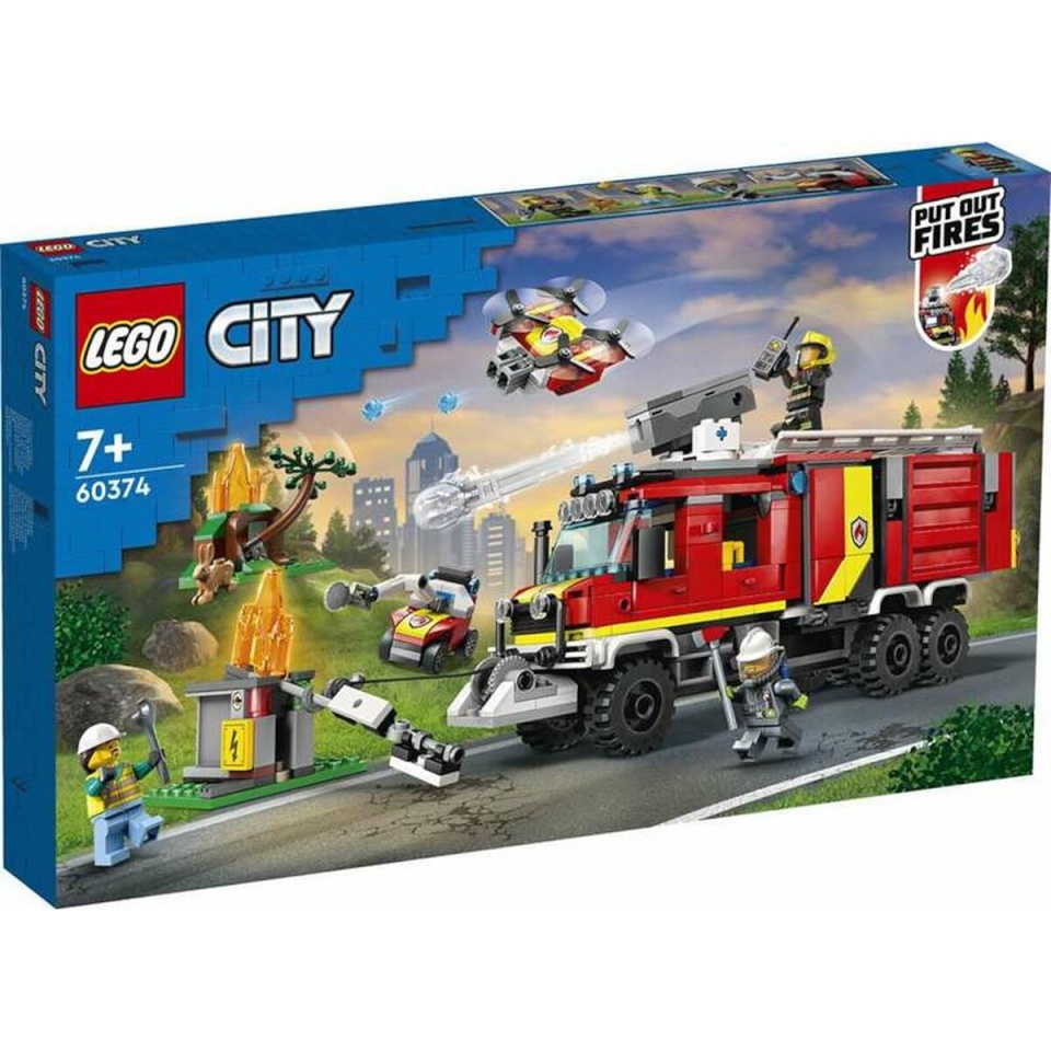 Lego klotsid konstruktor City Mobile Fire Control Unit 60374 502 Tükid