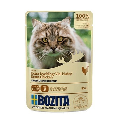 Bozita kassitoit Pouch HiS Extra Chicken, 85g