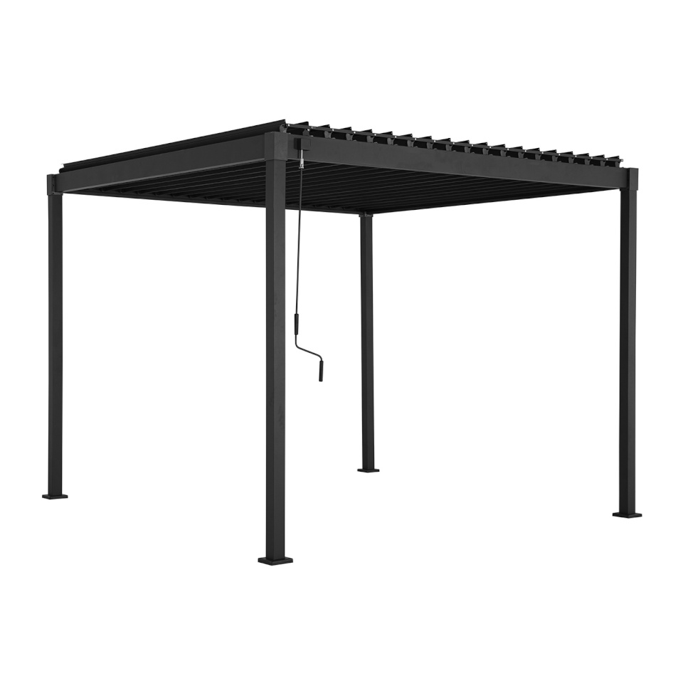 H4Y varikatus MIRADOR-80 3x3m, tumehall