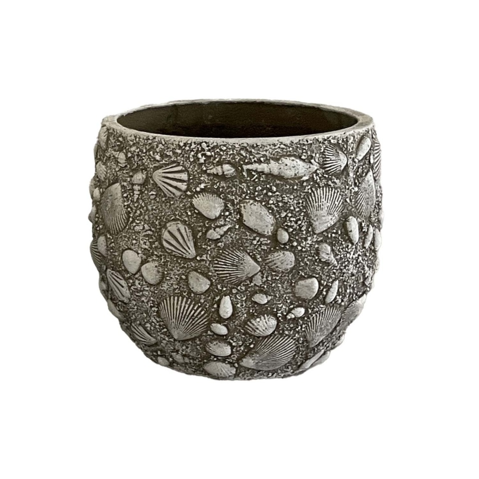 H4Y lillepott SUNNY SHELL D27xH25cm, beež