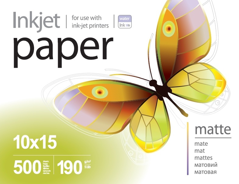 ColorWay fotopaber PrintPro Photo Paper, 500 sheets Matte 190 g/m² 10x15