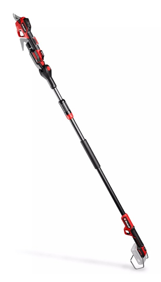 Einhell oksakäärid Professional Battery-Teleskop- GP-LS 18/28 Li T BL-Solo, 18Volt, punane/must, without Battery & Charger, 2-in-1 oder Teleskopschere