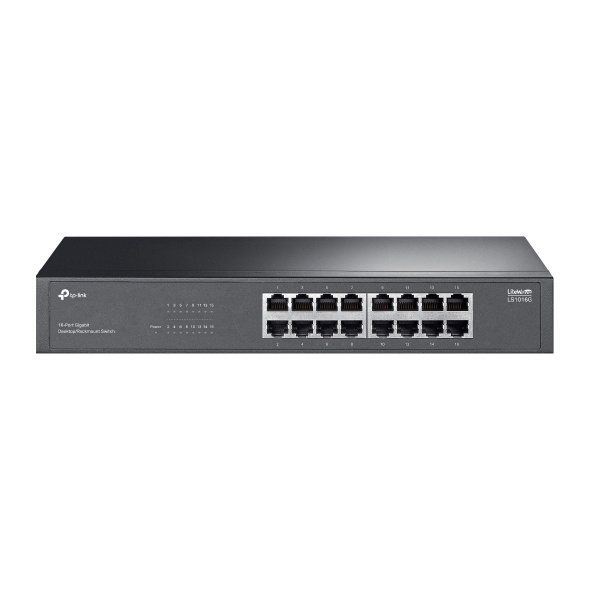 TP-LINK switch 16-Port Gigabit | LS1016G | Unmanaged | Desktop/Rack-mountable