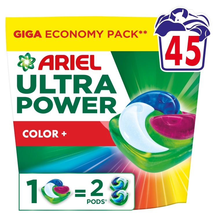 Ariel PODS Ultra Power Color pesukapslid, 45 pesukorda