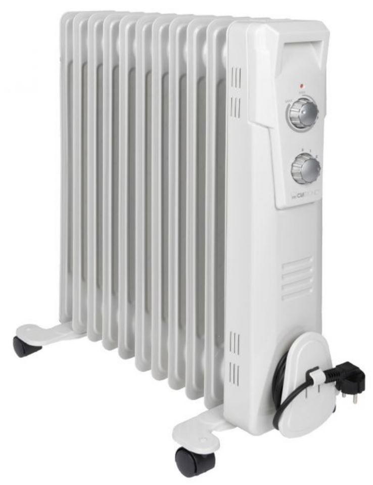 Clatronic õliradiaator RA3737 Oil-Filled Radiator 2300W, valge