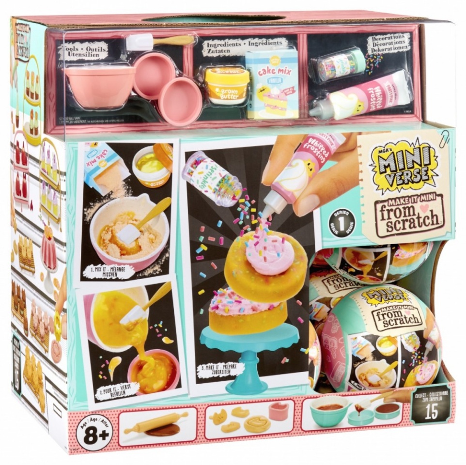 MGA mängufiguur set Miniverse Make It Mini From Scratch display 15 pcs