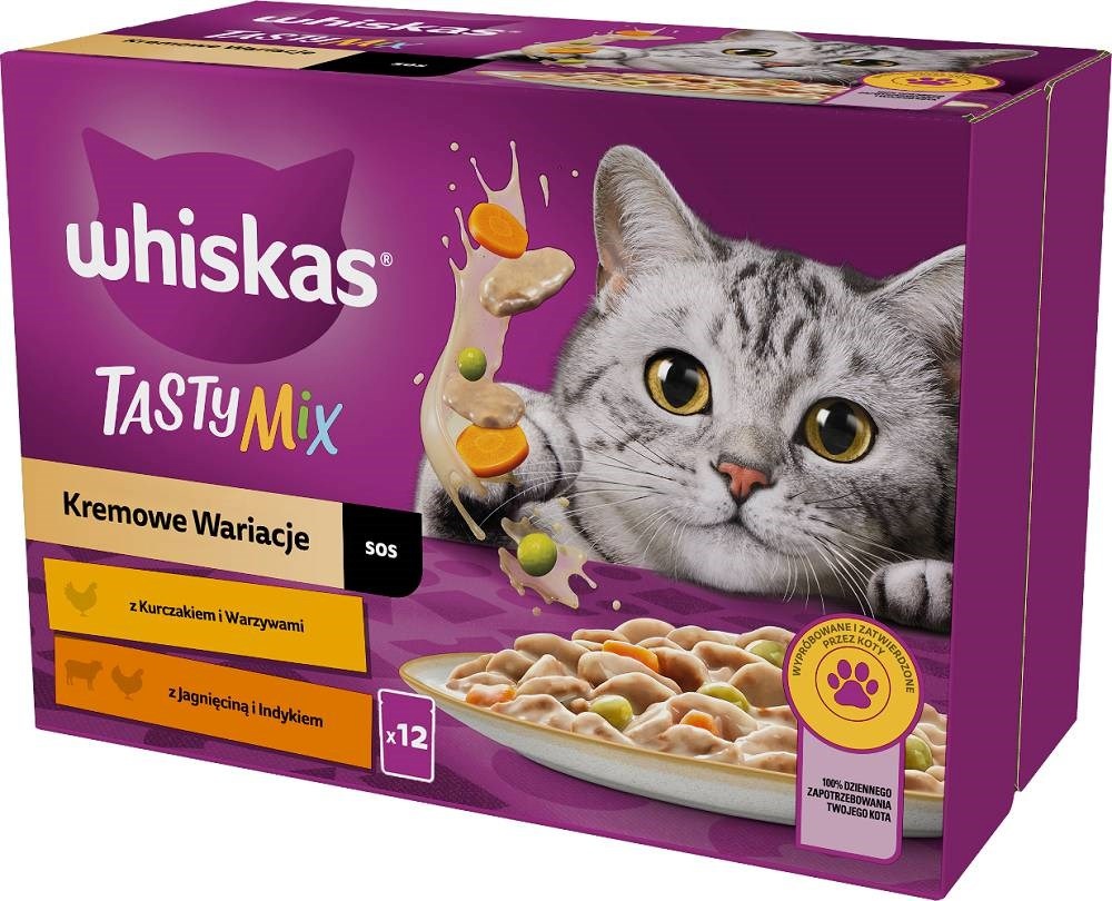 Whiskas kassitoit Tasty Mix, 12x85g