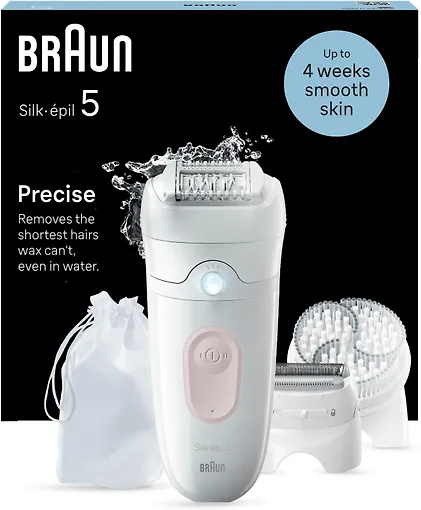 Braun epilaator Silk Epil 5 5-060 Epilator, valge