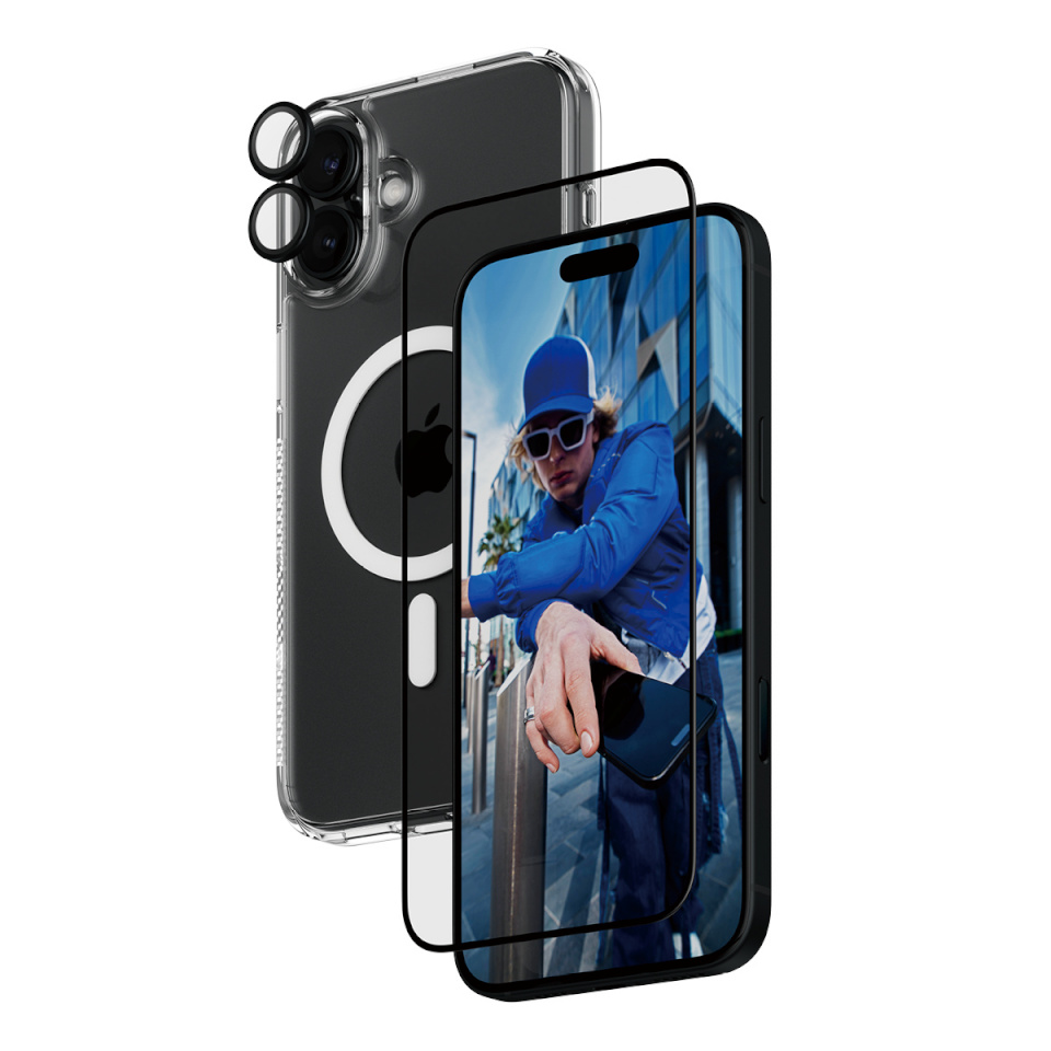 PanzerGlass kaitsekest 3in1 Protection Bundle iPhone 16 Plus