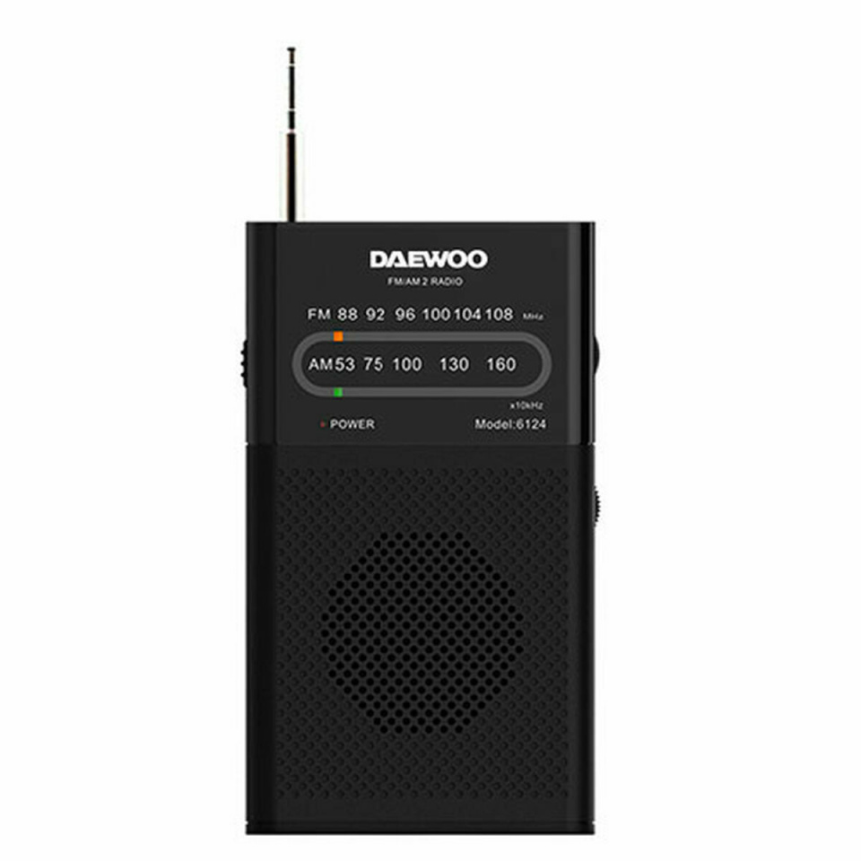 Daewoo transistorraadio DW1027 must