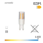 EDM LED pirn E 5,5 W G9 650 Lm Ø 1,8x5,4cm (6400 K)