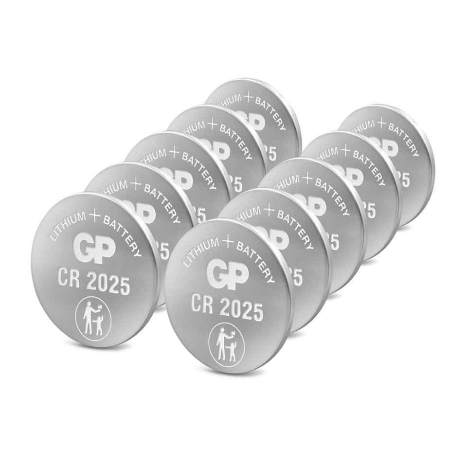 GP Batteries patarei CR 2025 Lithium 3V 10tk 0602025C10 (10tk)