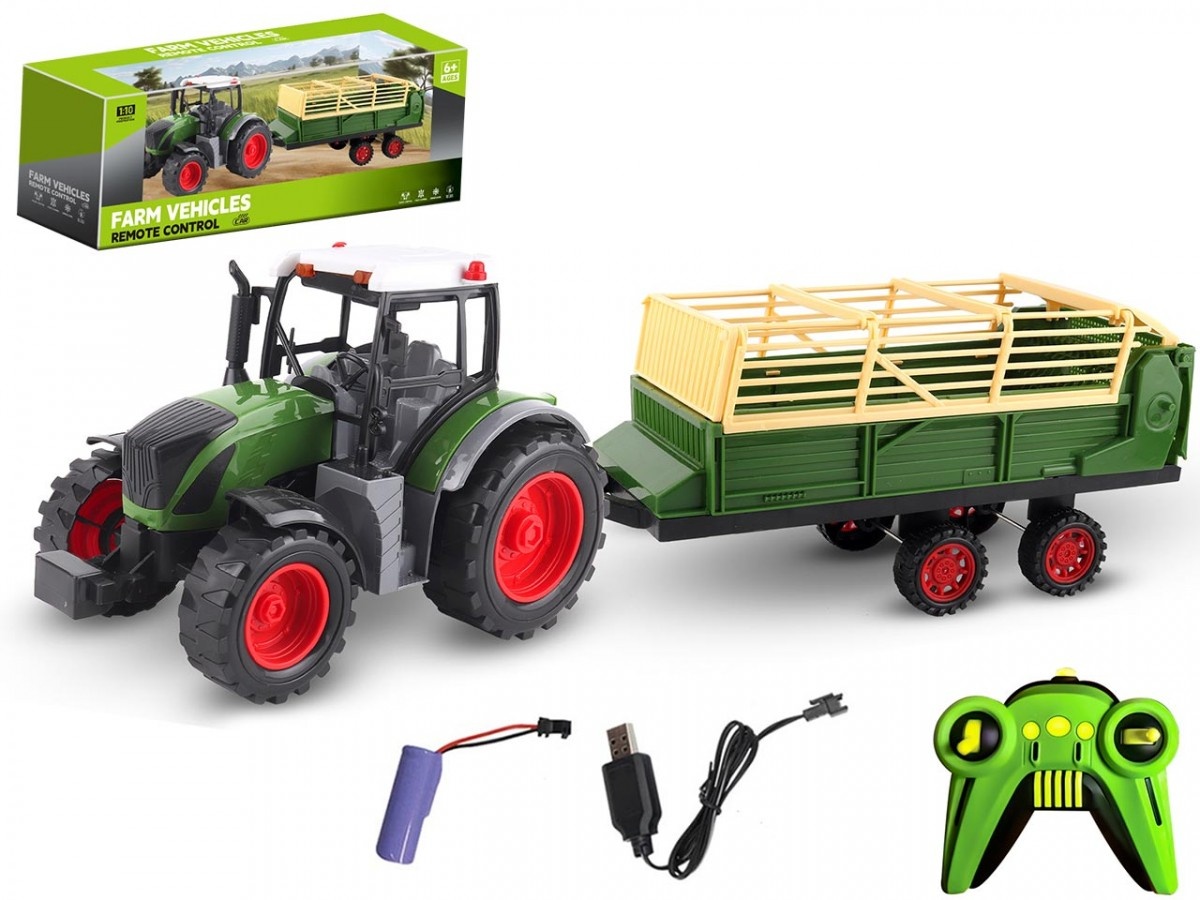 Madej Tractor R/C with trailer, USB charging