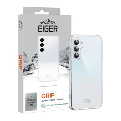 Eiger kaitsekest Grip Case Galaxy A16 Transparent, läbipaistev
