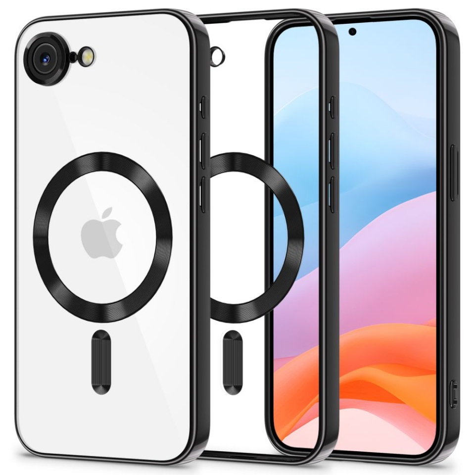 Tech-Protect MAGFLEX MagSafe iPhone 16E SHINY Black