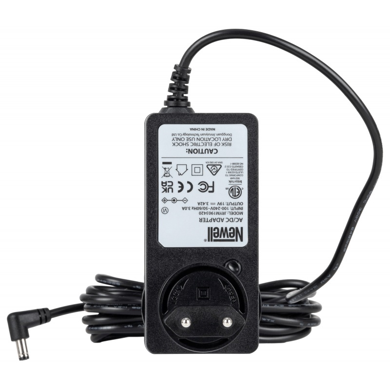 Newell valgustus AC Adapter 19 V / 3,42 A, Plug DC 5,5 / 2,1 mm