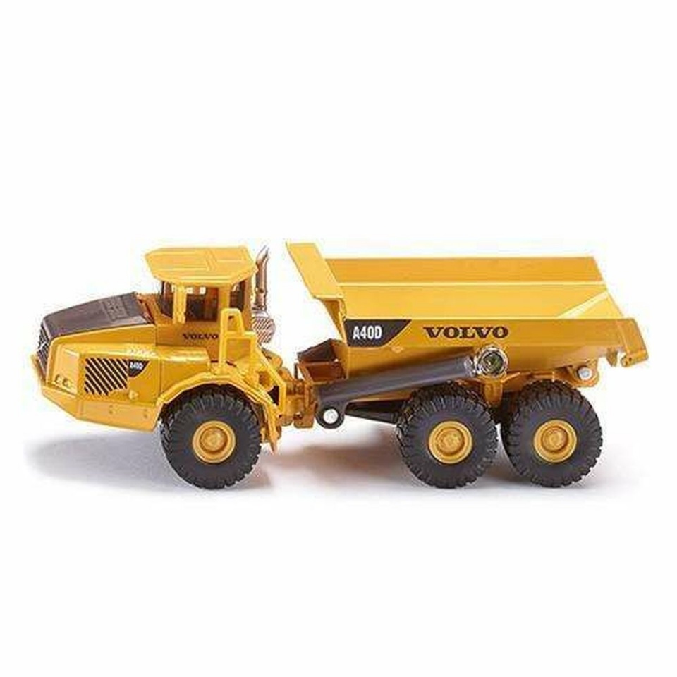 Bullyland veoauto avalike tööde jaoks Volvo kollane