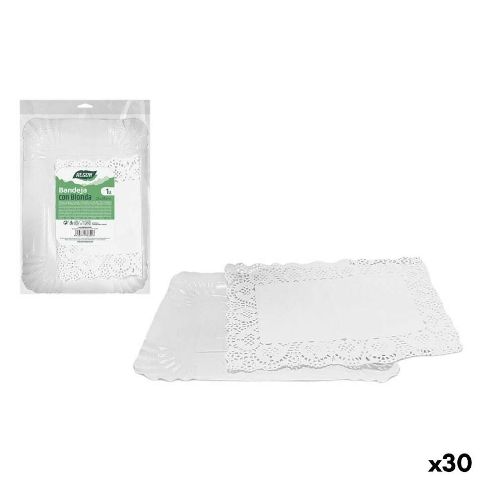 Algon Suupistete alus Ristkülikukujuline 26x36cm (30tk)