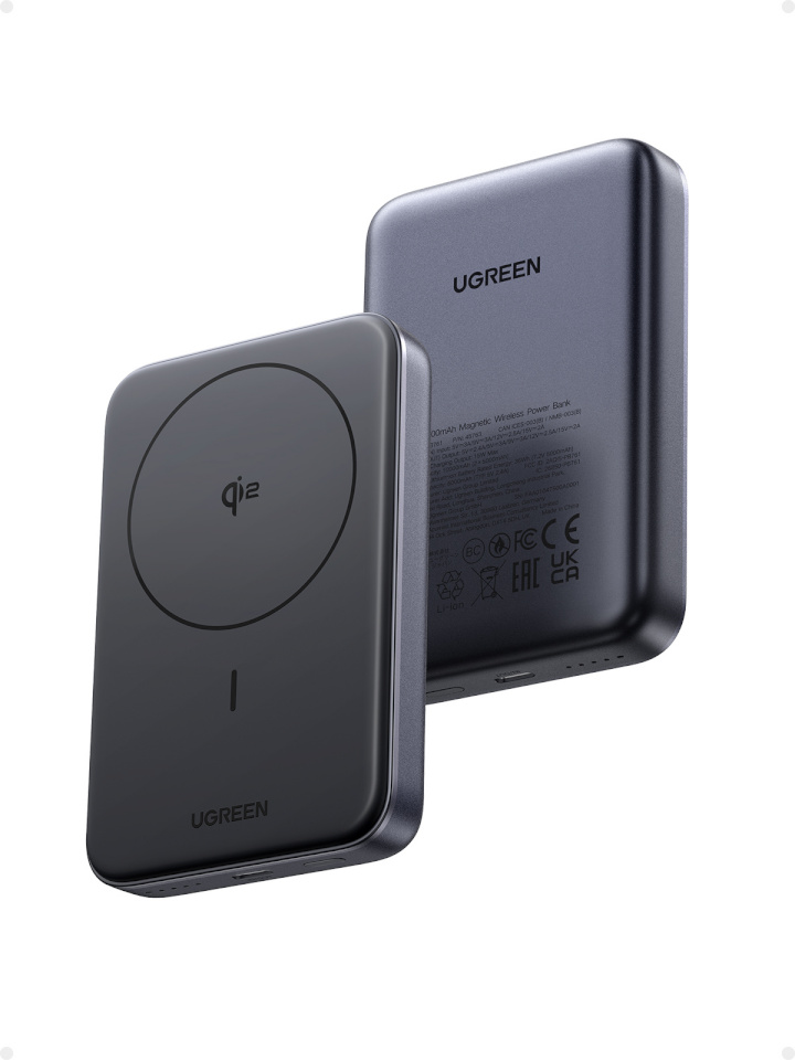 Ugreeni akupank Magsafe kaasaskantav laadija Qi2, 10 000 mAh