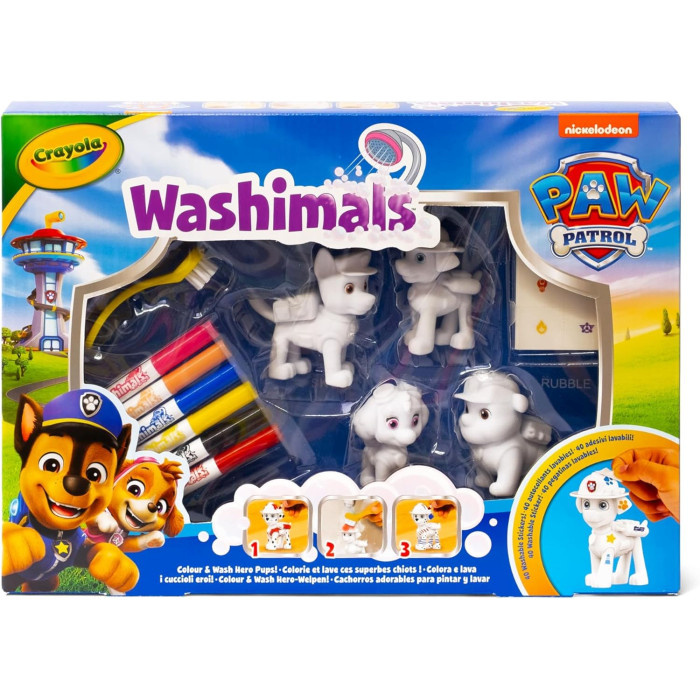 Crayola CRAYOLA loovuskomplekt Washimals Paw Patrol, 4 tk, 74-0290