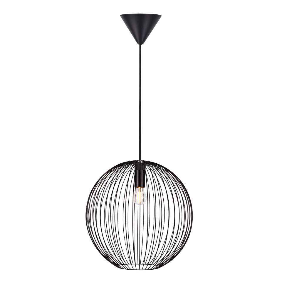 Nordlux rippvalgusti Beroni 45, must