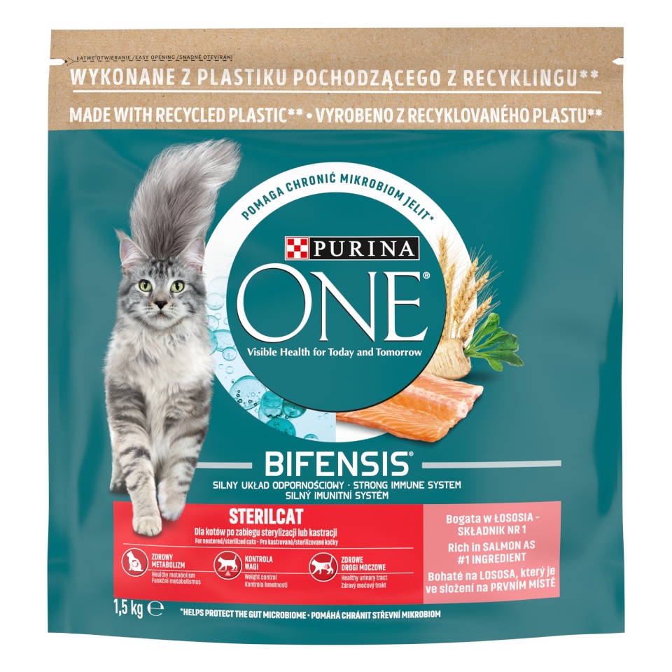 Purina ONE kassitoit Sterilcat Bifensis Salmon, 1,5kg