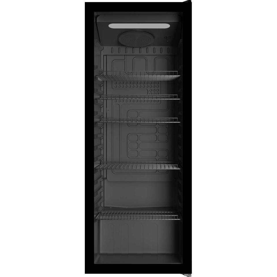 Bomann jahekapp KSG 7292 Glass Door Refrigerator, 143cm, must
